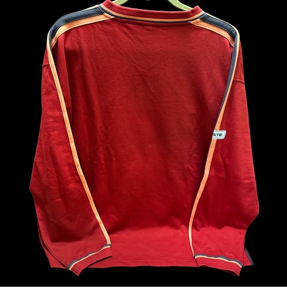 Lacoste Red and Black Long Sleeve Shirt size 6 vintage 90’s - Picture 2 of 10